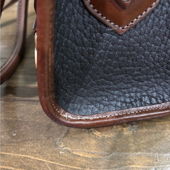 Vintage Dooney & Bourke All-Weather Leather Mini Satchel Crossbody - Picture 9 of 16